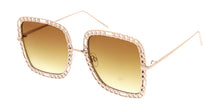 5171 Women's Metal Large Rounded Square Chain Link Frame