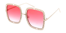 5171 Women's Metal Large Rounded Square Chain Link Frame