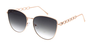 5182 Women's Metal Large Cat Eye Chain Frame
