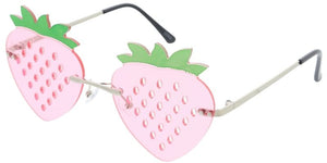 5218 Unisex Metal Medium Strawberry Rimless Novelty Frame