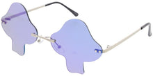 5219 Unisex Metal Medium Mushroom Rimless Novelty Frame