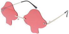5219 Unisex Metal Medium Mushroom Rimless Novelty Frame