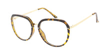 6026CLR Women's Combo Medium Rounded Square Frame w/ Clear Lens