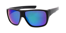 6045ME/RV Men's Plastic Casual Large Thick Frame w/ Color Mirror Lens