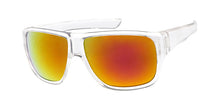 6045ME/RV Men's Plastic Casual Large Thick Frame w/ Color Mirror Lens