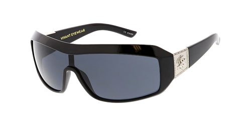 6063VE Vivant Eyewear Plastic Rectangular Shield Frame