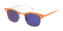 6067NEO/RV Unisex Classic Combo Clubber w/ Neon Frame and Color Mirror Lens
