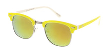 6067NEO/RV Unisex Classic Combo Clubber w/ Neon Frame and Color Mirror Lens