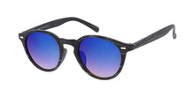 6100RV Unisex Plastic Small Vintage Inspired Hipster Woodgrain Print Frame w/ Color Mirror Lens