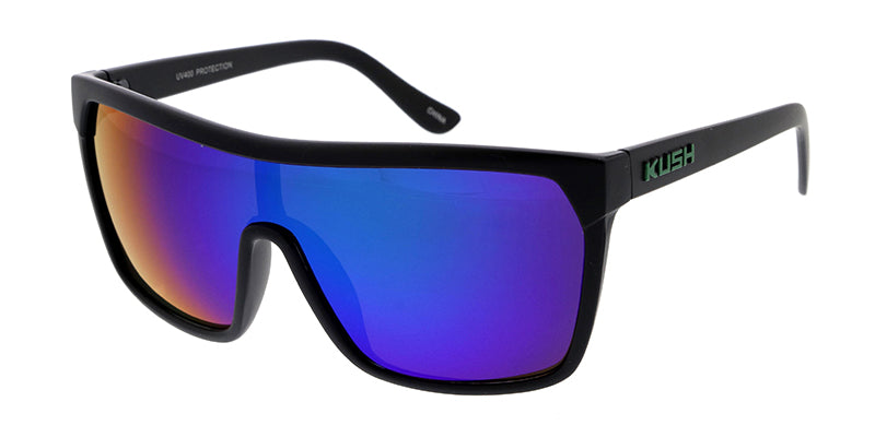 Occhiali Da Sole In Plastica Da Uomo Foglie Di Marijuana Testa Stoner - Foto 3