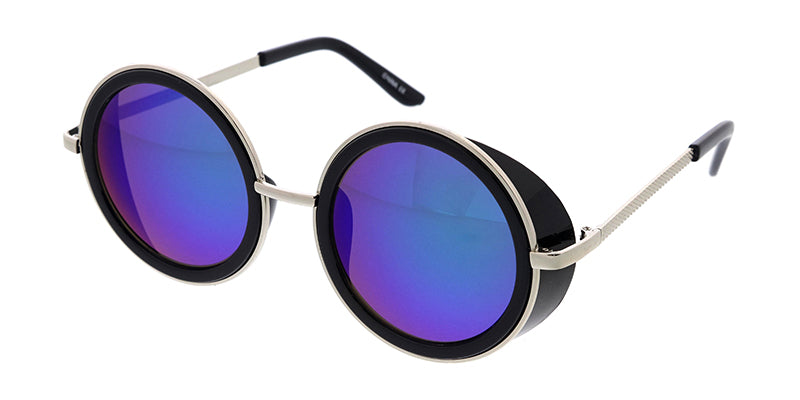 6243RV Unisex Combo Large Round Side Shield Steampunk Frame w