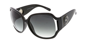 6267VE Vivant Eyewear Plastic Oversized Square Frame Open Temple