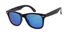 6273MT/RV Unisex Plastic Standard WF Leather-Texture Frame w/ Color Mirror Lens