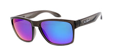 6278KSH/RV KUSH Plastic Crystal Smoke Frame w/ Color Mirror Lens
