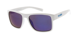 Kush Men's Reflective Mirror Lens Racer Shield Sunglasses - 90s Style Sports Sunglasses With UV400 Protection