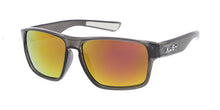 6326KSH/RV KUSH Plastic Crystal Smoke Frame w/ Color Mirror Lens