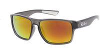 6326KSH/RV KUSH Plastic Crystal Smoke Frame w/ Color Mirror Lens