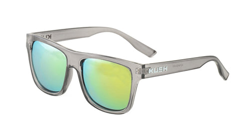 6379KSH/RV KUSH Plastic Crystal Smoke Frame w/ Color Mirror Lens