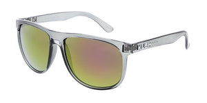 6475KSH/RV KUSH Plastic Crystal Smoke Frame w/ Color Mirror Lens