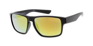 6572ME/RV Men's Plastic Casual Frame w/ Color Mirror Lens