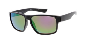 6572ME/RV Men's Plastic Casual Frame w/ Color Mirror Lens
