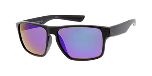 6572ME/RV Men's Plastic Casual Frame w/ Color Mirror Lens