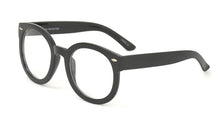 6580CLR Women's Plastic Large Round Frame w/ Clear Lens