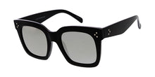 6601RV Women's Plastic Large Square Frame w/ Color Mirror Lens