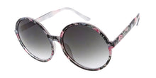 6629FLR Women's Plastic Large Bohemian Round Floral Print Frame