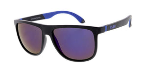 6687KSH/RV KUSH Plastic Medium Rubber Injected Frame w/ Color Mirror Lens