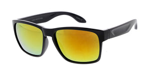 6747ME/RV Men's Plastic Casual Frame w/ Color Mirror Lens