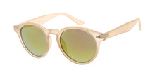 6780RV Unisex Plastic Small Vintage Inspired Hipster Frame w/ Color Mirror Lens