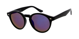 6780RV Unisex Plastic Small Vintage Inspired Hipster Frame w/ Color Mirror Lens