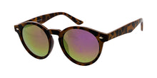 6780RV Unisex Plastic Small Vintage Inspired Hipster Frame w/ Color Mirror Lens