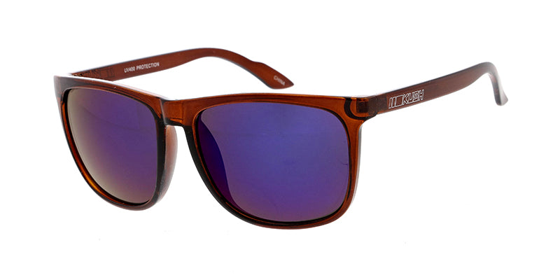 6801KSH/RV KUSH Plastic Square Frame w/ Color Mirror Lens