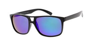 6810ME/RV Men's Plastic Casual Frame w/ Color Mirror Lens