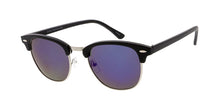6822RV Unisex Combo Standard Clubber Frame w/ Woodgrain Print and Color Mirror Lens