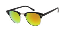 6822RV Unisex Combo Standard Clubber Frame w/ Woodgrain Print and Color Mirror Lens