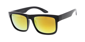 6838ME/RV Men's Plastic Casual Frame w/ Color Mirror Lens