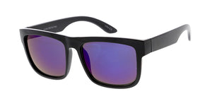 6838ME/RV Men's Plastic Casual Frame w/ Color Mirror Lens