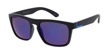 6847ME/RV Men's Plastic Casual Color Accent Frame w/ Color Mirror Lens