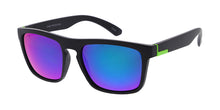 6847ME/RV Men's Plastic Casual Color Accent Frame w/ Color Mirror Lens