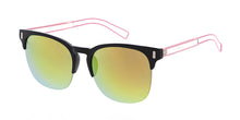 6853NEO/RV Unisex Plastic Medium Clubber Frame w/ Color Wire Tips and Color Mirror Lens