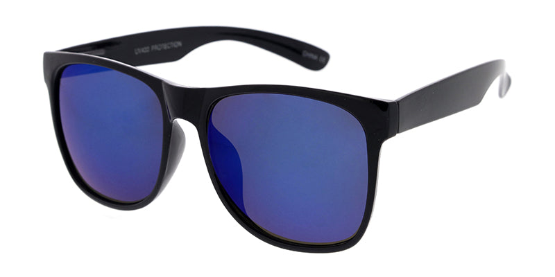 6873ME/RV Men's Plastic Casual Frame w/ Color Mirror Lens