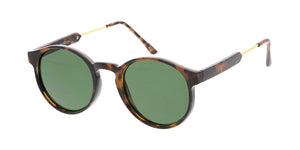 6905 Unisex Plastic Round Hipster Small Frame w/ Metal Tips