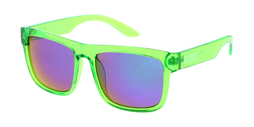 6956KSH/RV KUSH Plastic Crystal Neon Frame w/ Color Mirror Lens