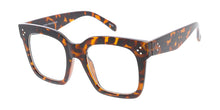 6994CLR Women's Plastic Large Square Frame w/ Clear Lens