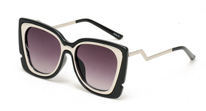 7020 Women's Plastic Funky Large Square Frame