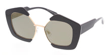 7051RV Women's Combo Large Geometric Chunky Designer Frame w/ Color Mirror Lens