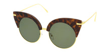 7075 Women's Combo Large Round Cat Eye Frame